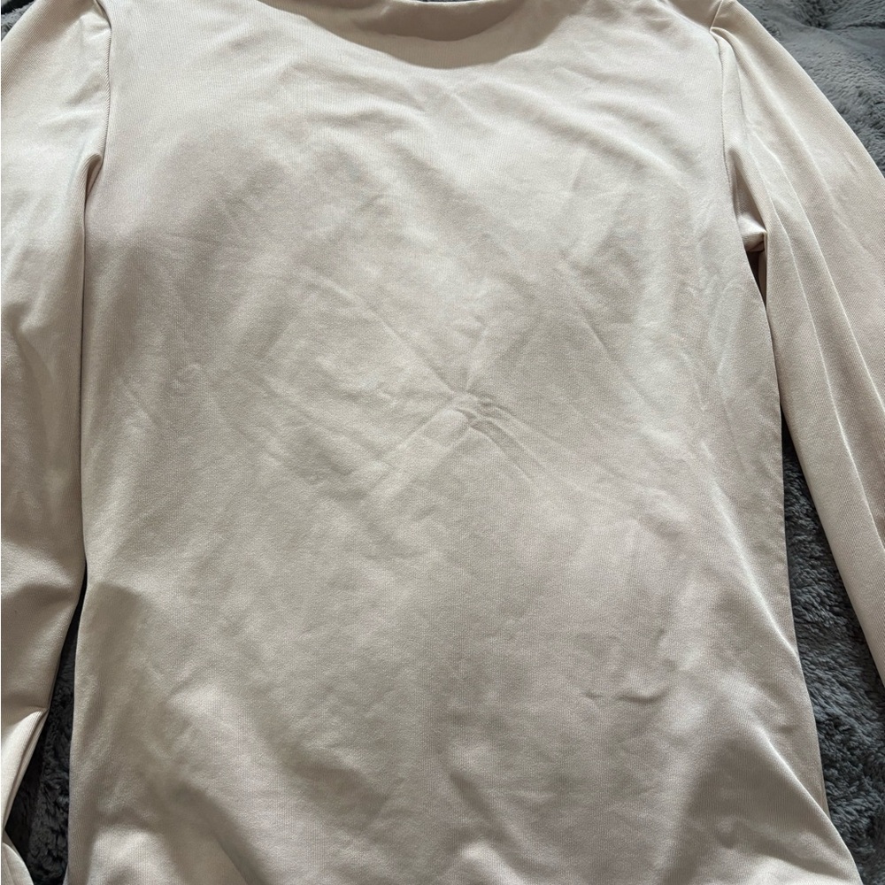 Urban Planet Cream Long Sleeve Bodysuit